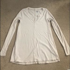 hollister long sleeve waffle t-shirt